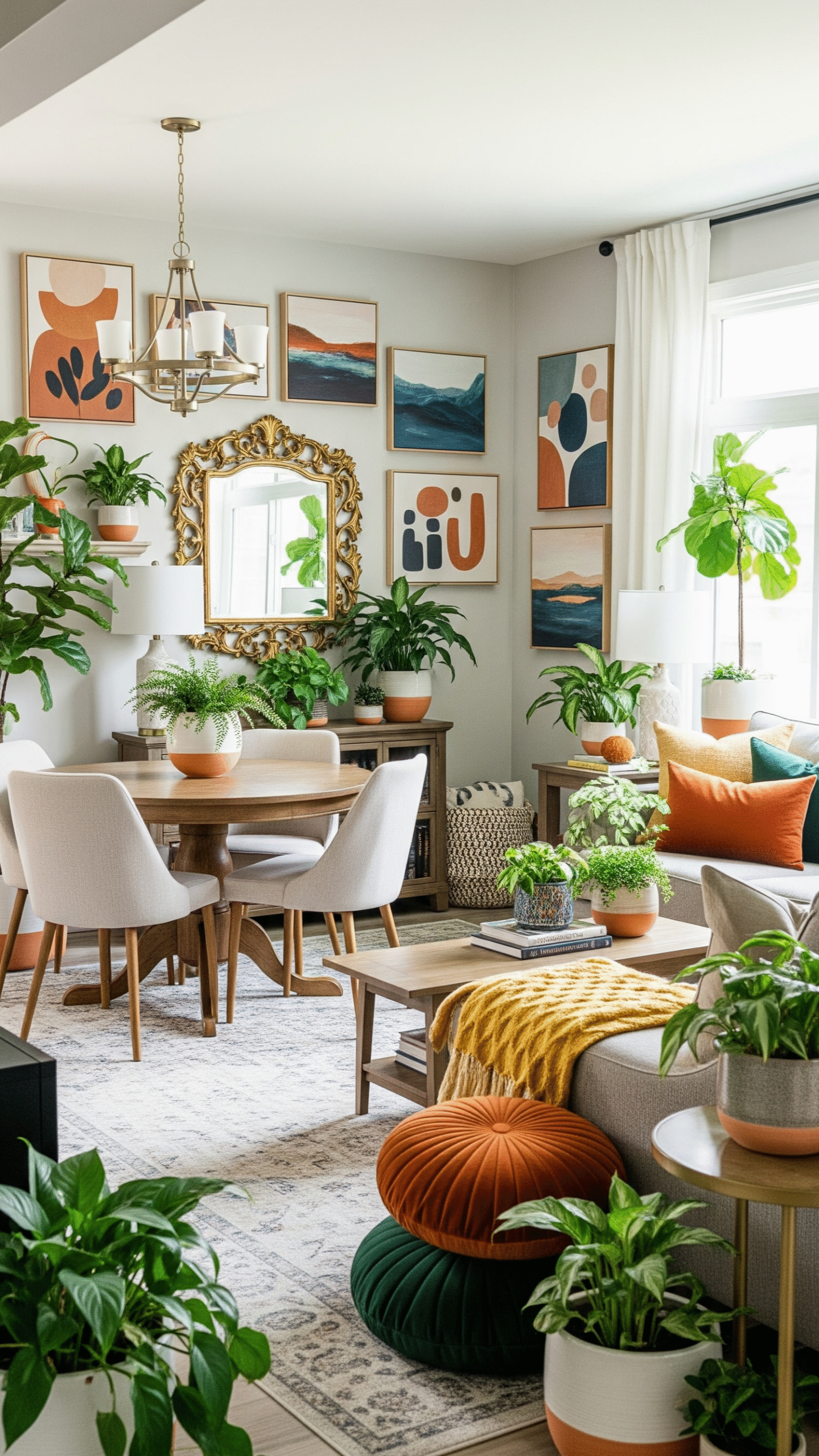 living room dining room combo
