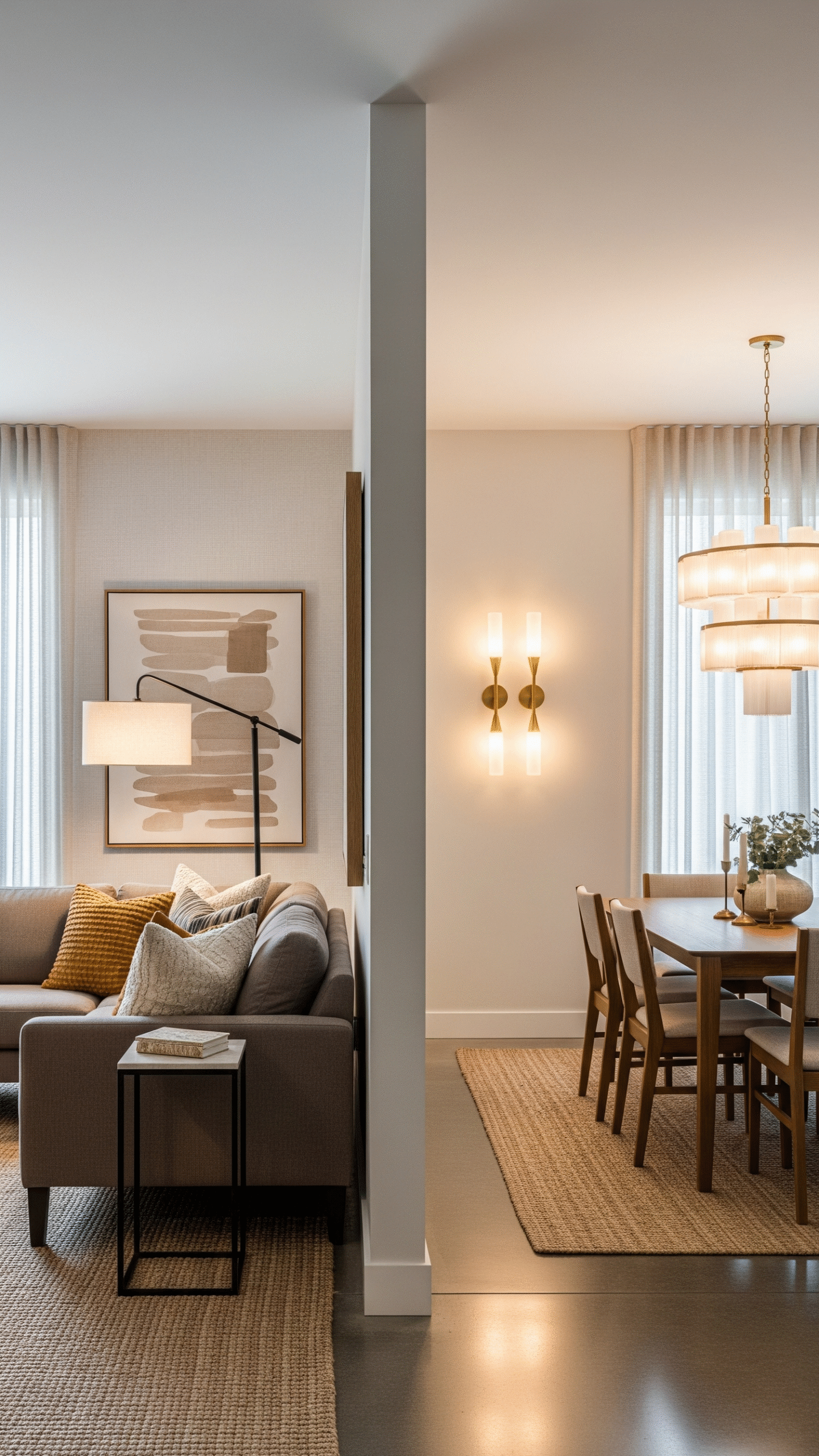 living room dining room combo
