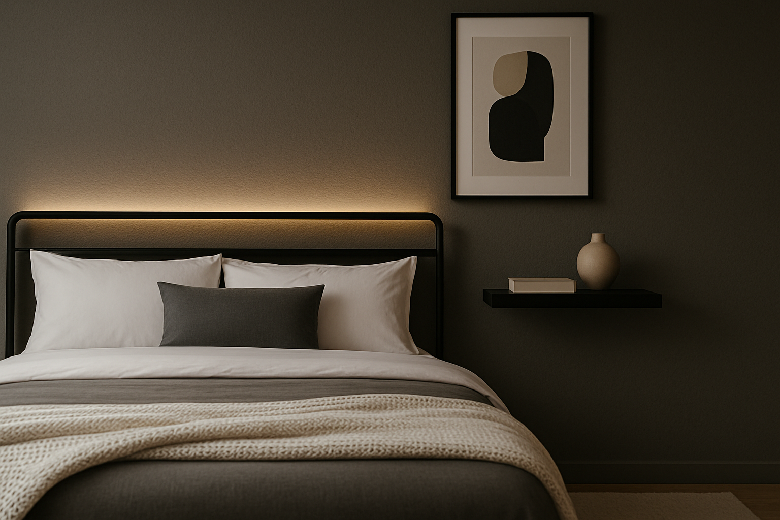 modern minimalist bedroom